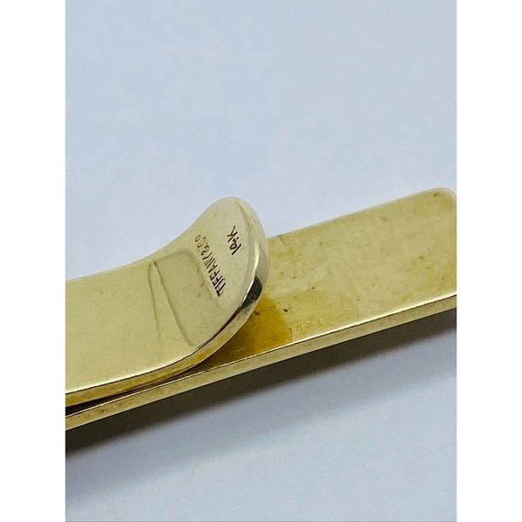 Tiffany & Co Money Clip 14K 2.55" Long 4mm Wide - Picture 6 of 9